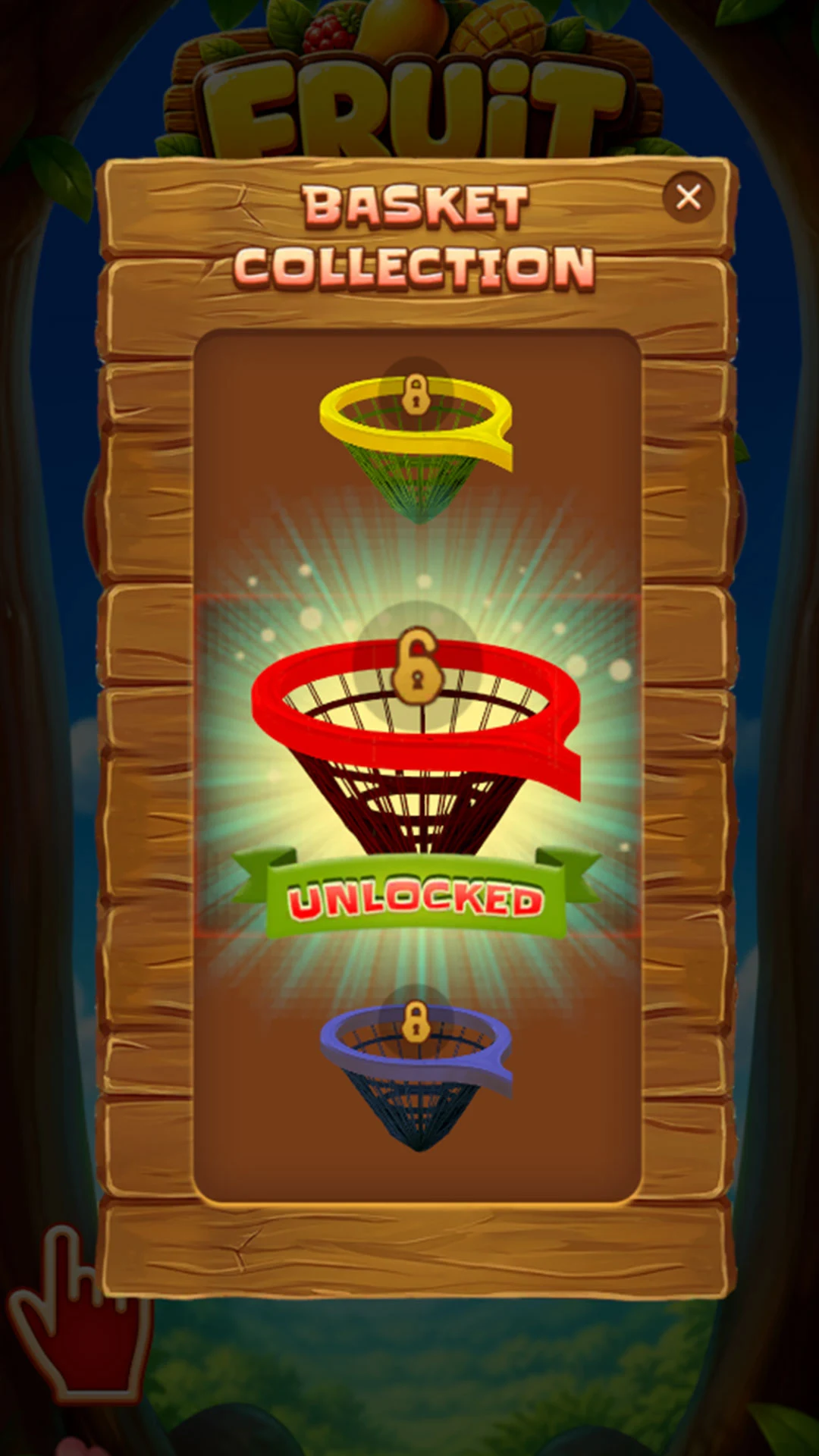 Fruit Rush 3D: Catch Challenge screenshot